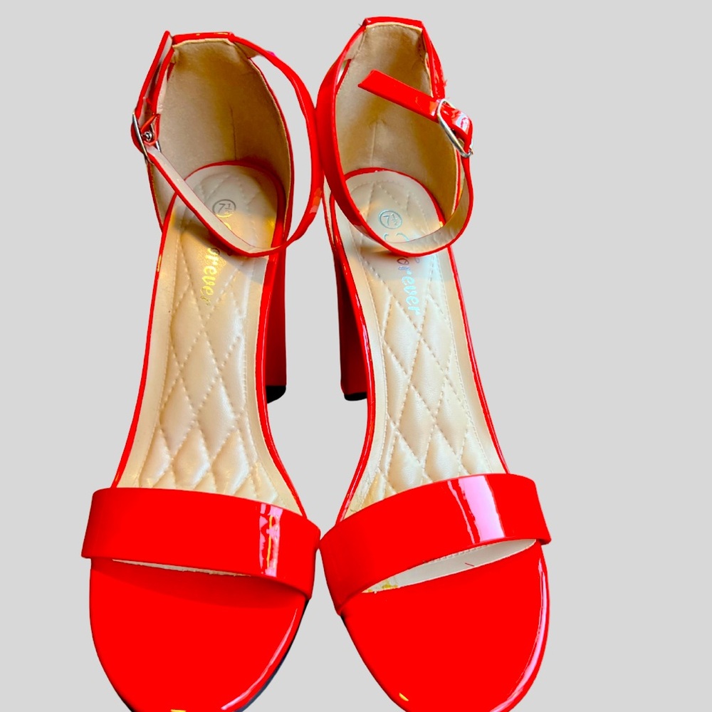 Red Patent sandals